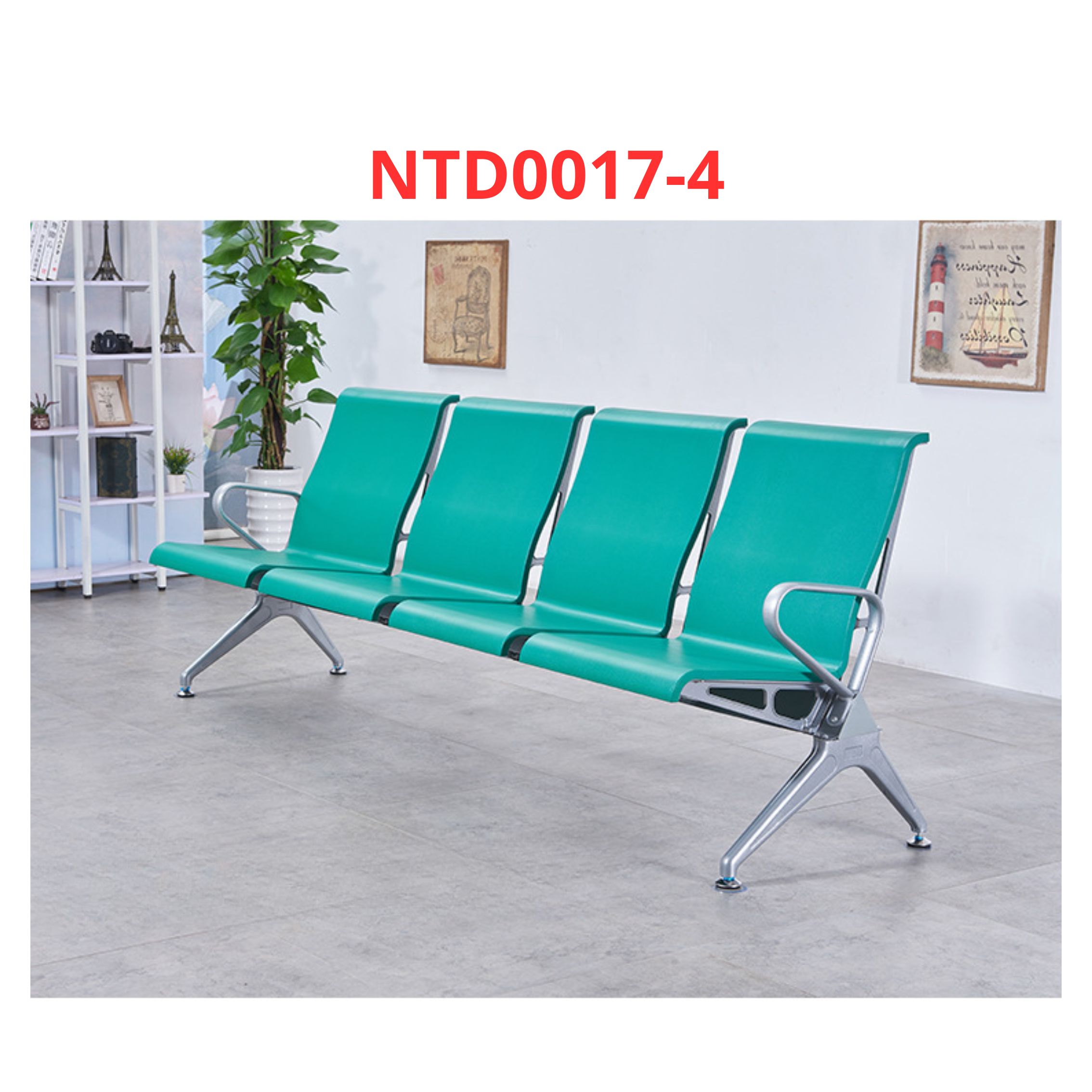 GHẾ BĂNG CHỜ POLY LƯNG CAO NTD0017-4 - Hình ảnh 2