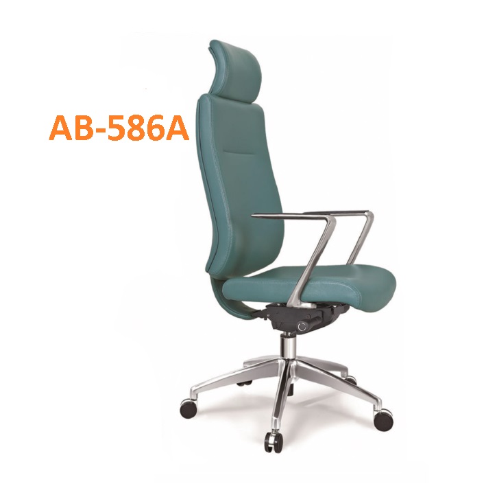 Ghế xoay văn phòng cao cấp bọc da PU Ghế điều hành, Ghế trưởng phòng, Ghế giám đốc, Ghế đào tạo cấp cao AB-586A