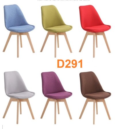 Ghế J5 bọc nỉ chân gỗ D291 - Hình ảnh 9