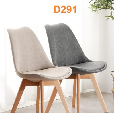 Ghế J5 bọc nỉ chân gỗ D291 - Hình ảnh 8