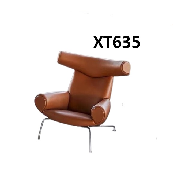 Ghế bành đơn bọc da XT635