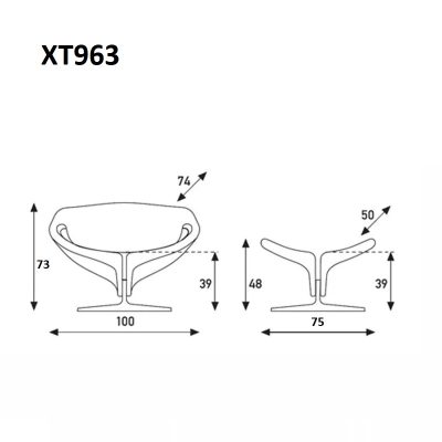 Ghế thiết kế sáng tạo hiện đại XT963 - Hình ảnh 9