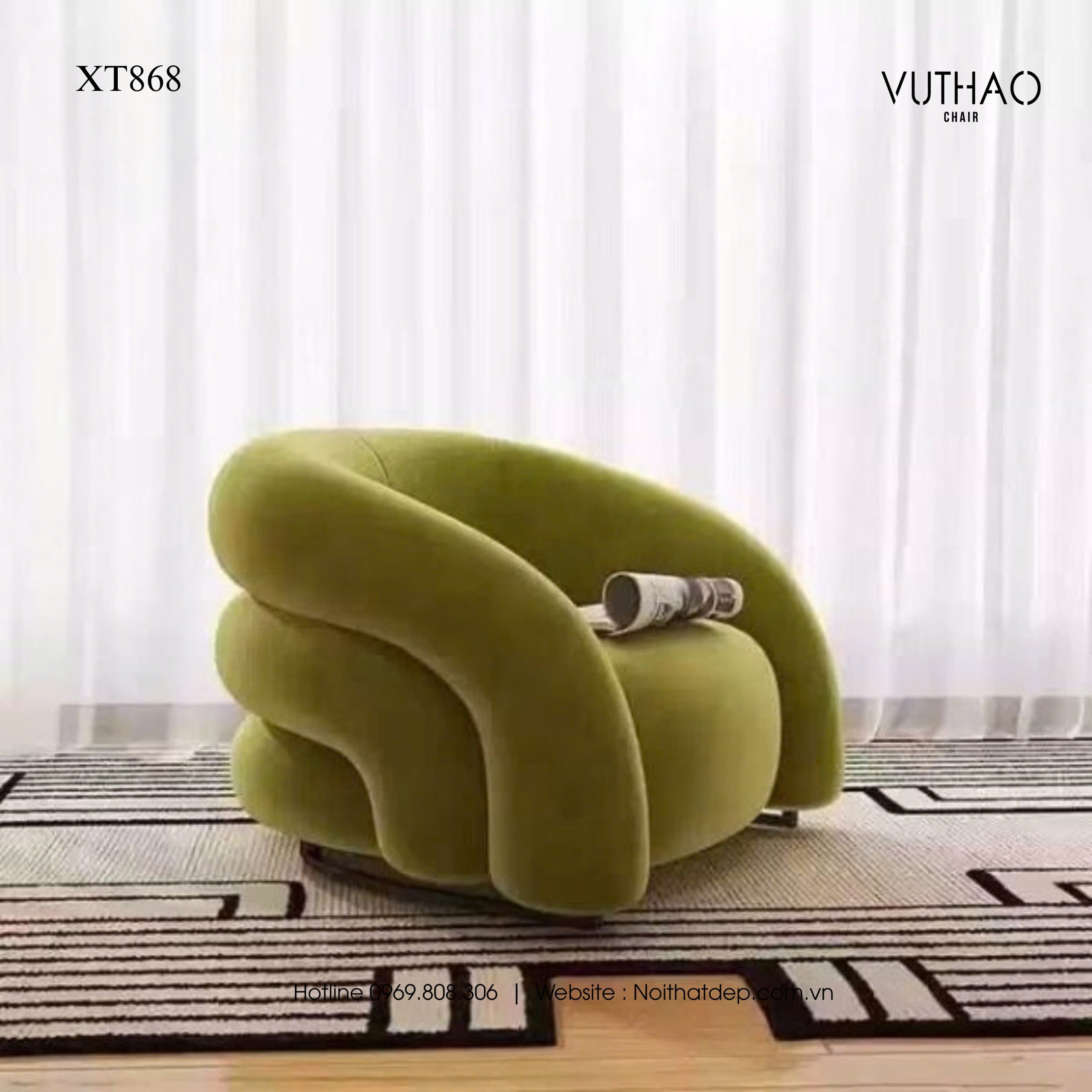 Ghế sofa đơn XT868 - Hình ảnh 3
