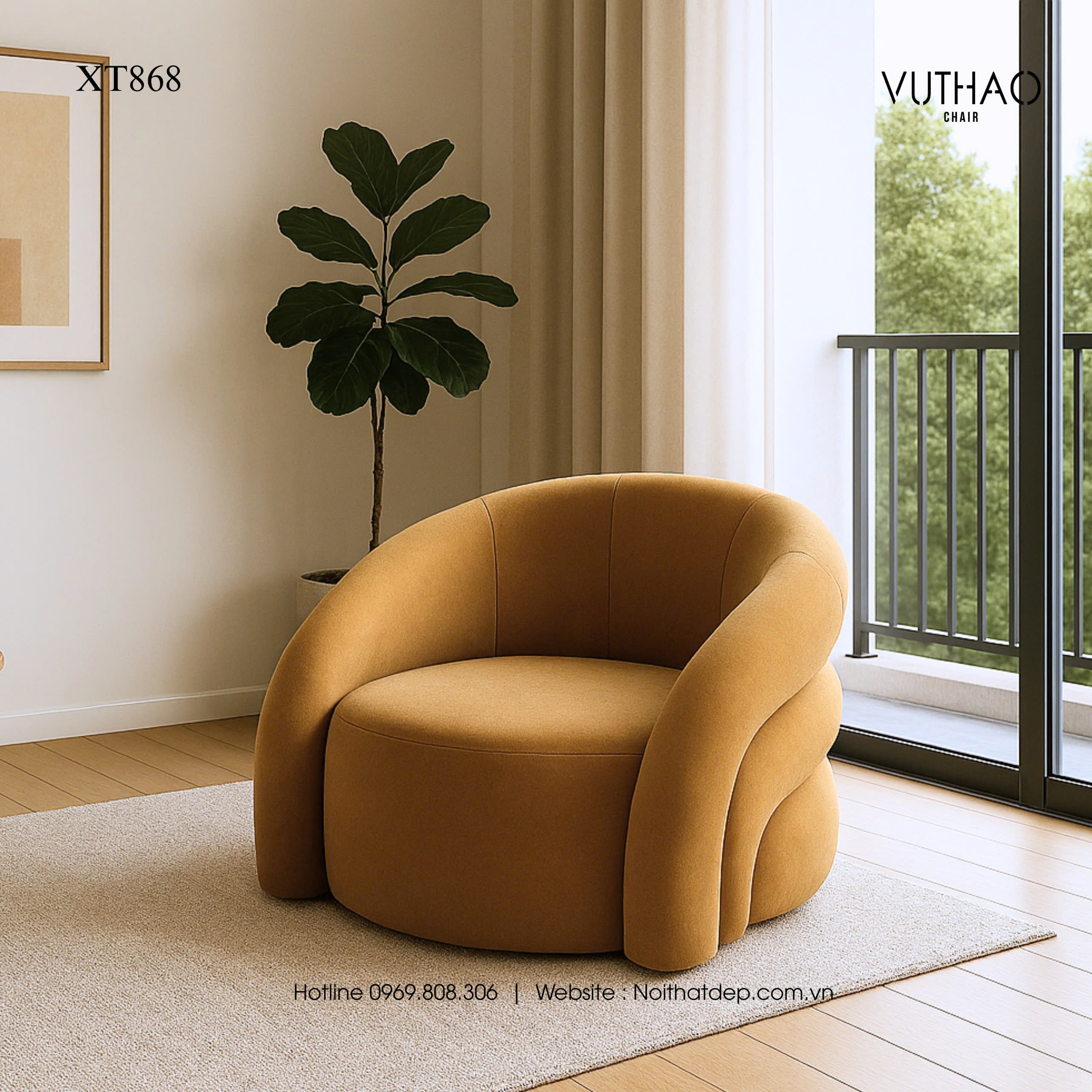 Ghế sofa đơn XT868 - Hình ảnh 5